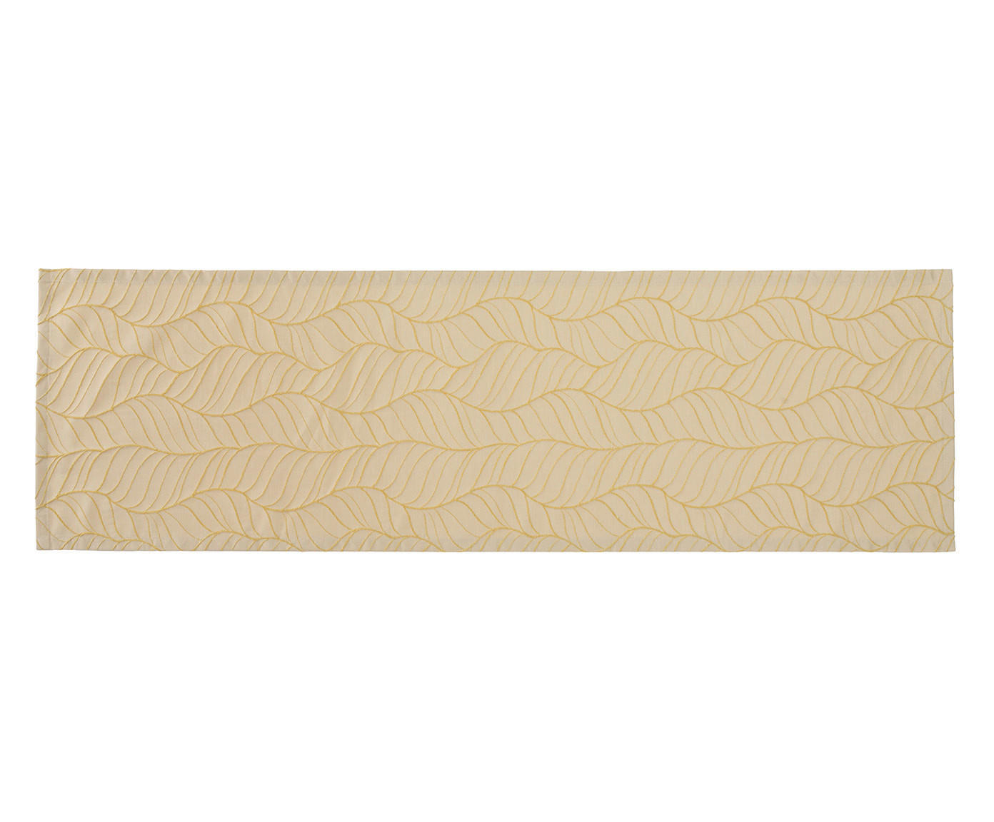 TISCHLÄUFER Milena 40/140 cm  - Gelb/Weiß, Basics, Textil (40/140cm) - Novel