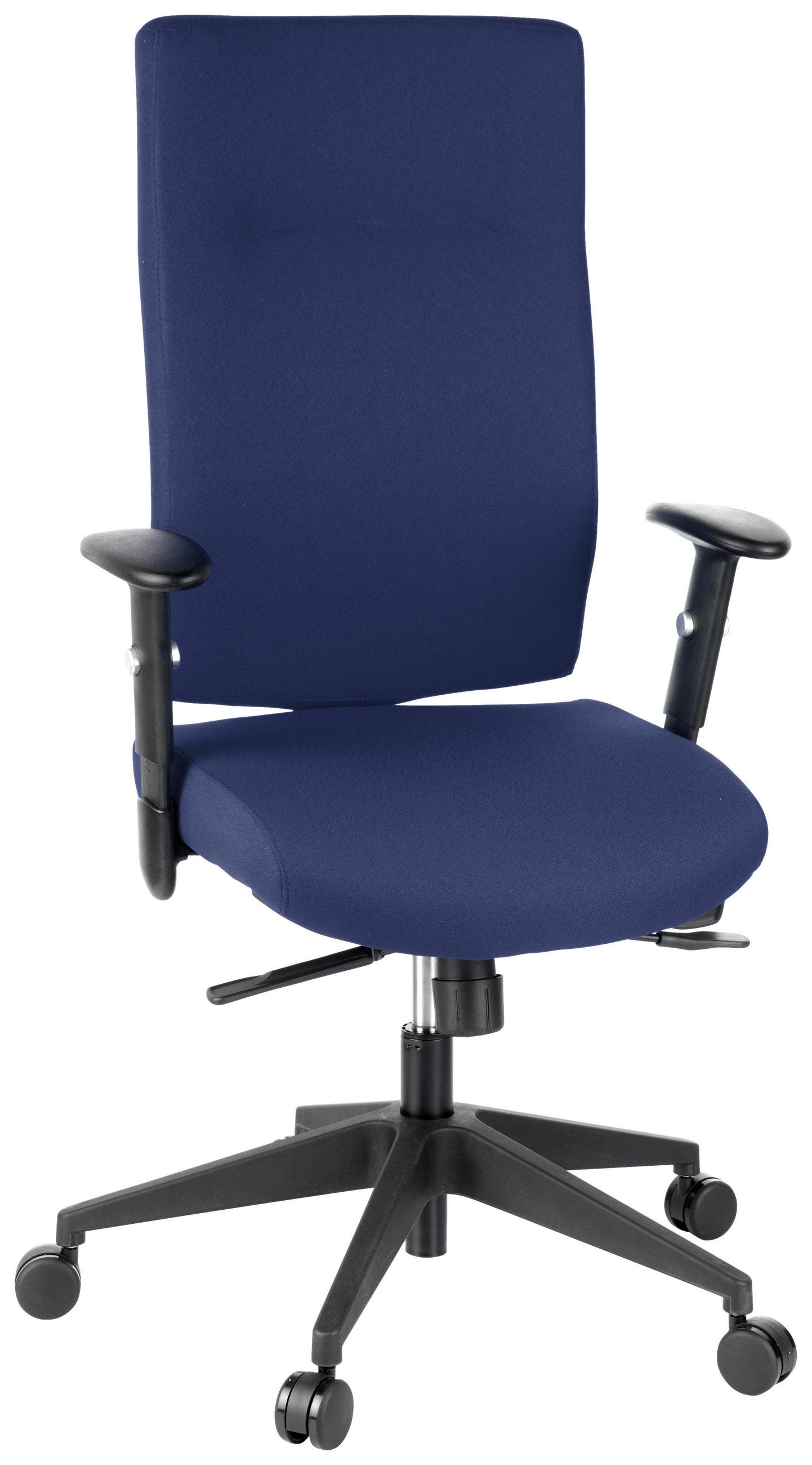 DREHSTUHL Flachgewebe Dunkelblau  - Dunkelblau, MODERN, Kunststoff/Textil (57/125/53cm) - MID.YOU