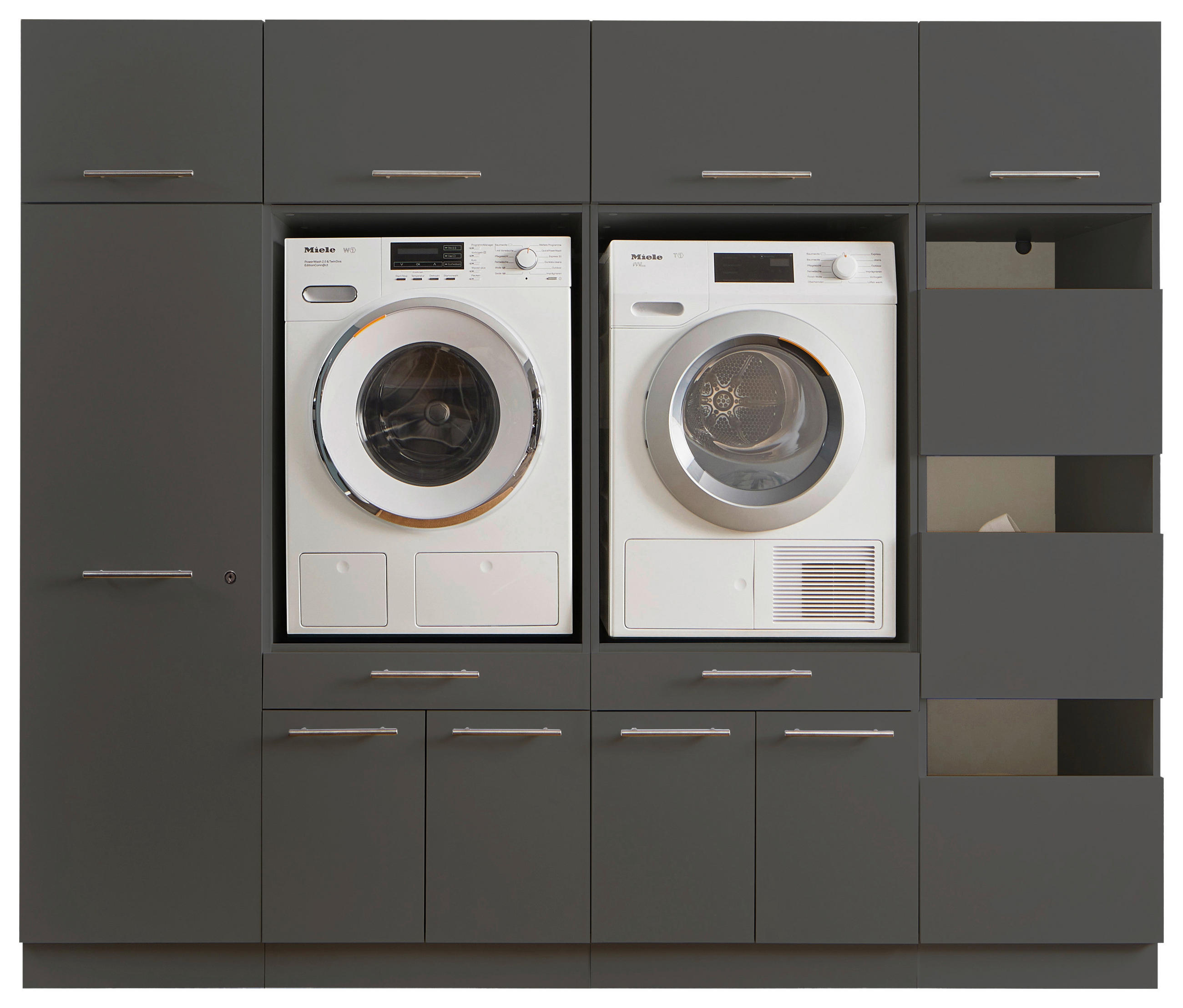 XXXLutz Hauswirtschaftsraum Laundreezy Anthrazit 235x200x67.5 cm