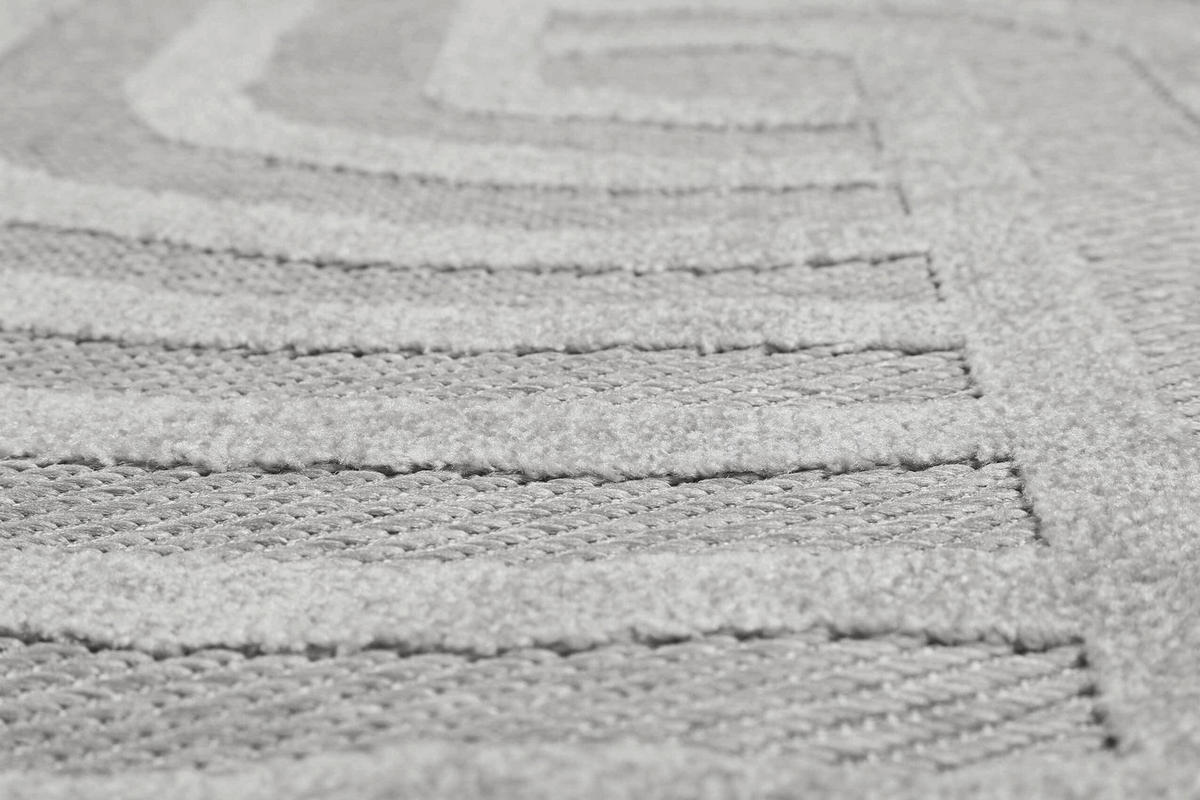 OUTDOORTEPPICH 120 cm Spirit Silberfarben  - Silberfarben, Design, Textil (120cm) - Esprit