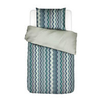 WENDEBETTWÄSCHE SOL Satin  - Grün, Basics, Textil (155/220cm) - Essenza