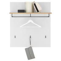 GARDEROBENPANEEL  in 85/95/27 cm  - Dunkelgrau/Weiß, Design, Holzwerkstoff (85/95/27cm) - MID.YOU