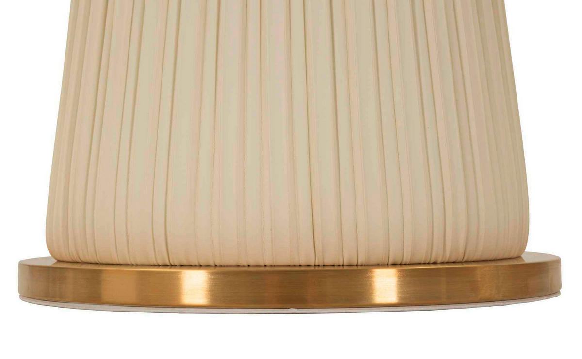COUCHTISCH Creme, Weiß, Goldfarben  - Goldfarben/Creme, Basics, Keramik/Kunststoff (50/60/60cm)