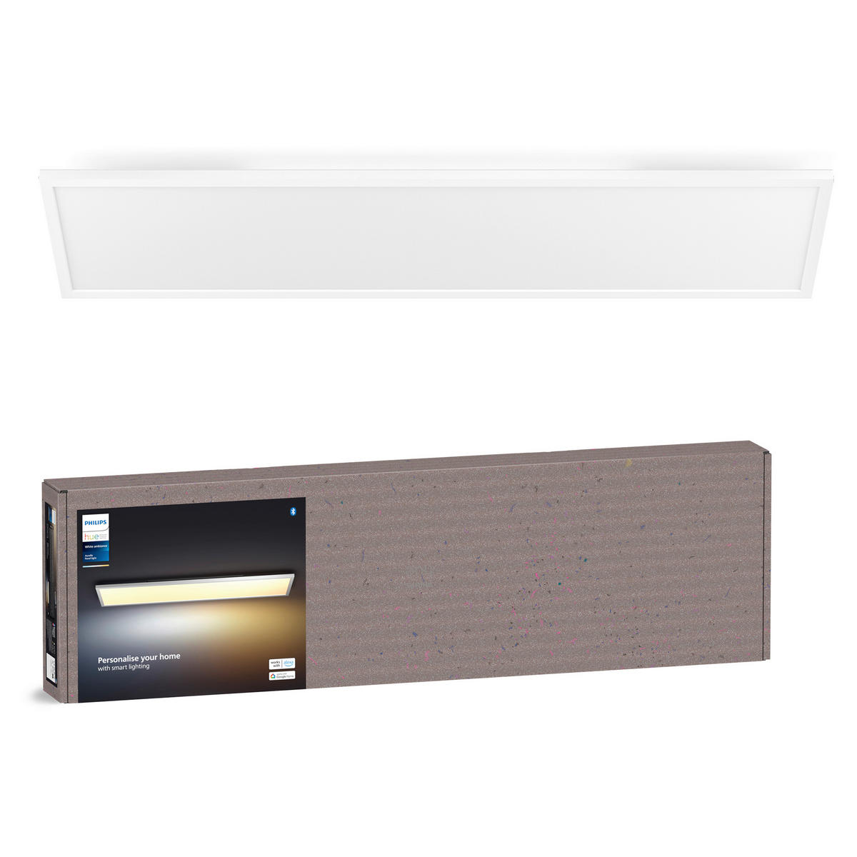 LED-DECKENLEUCHTE Aurelle 30/120/4,6 cm  - Weiß, Design, Metall (30/120/4,6cm) - Philips HUE