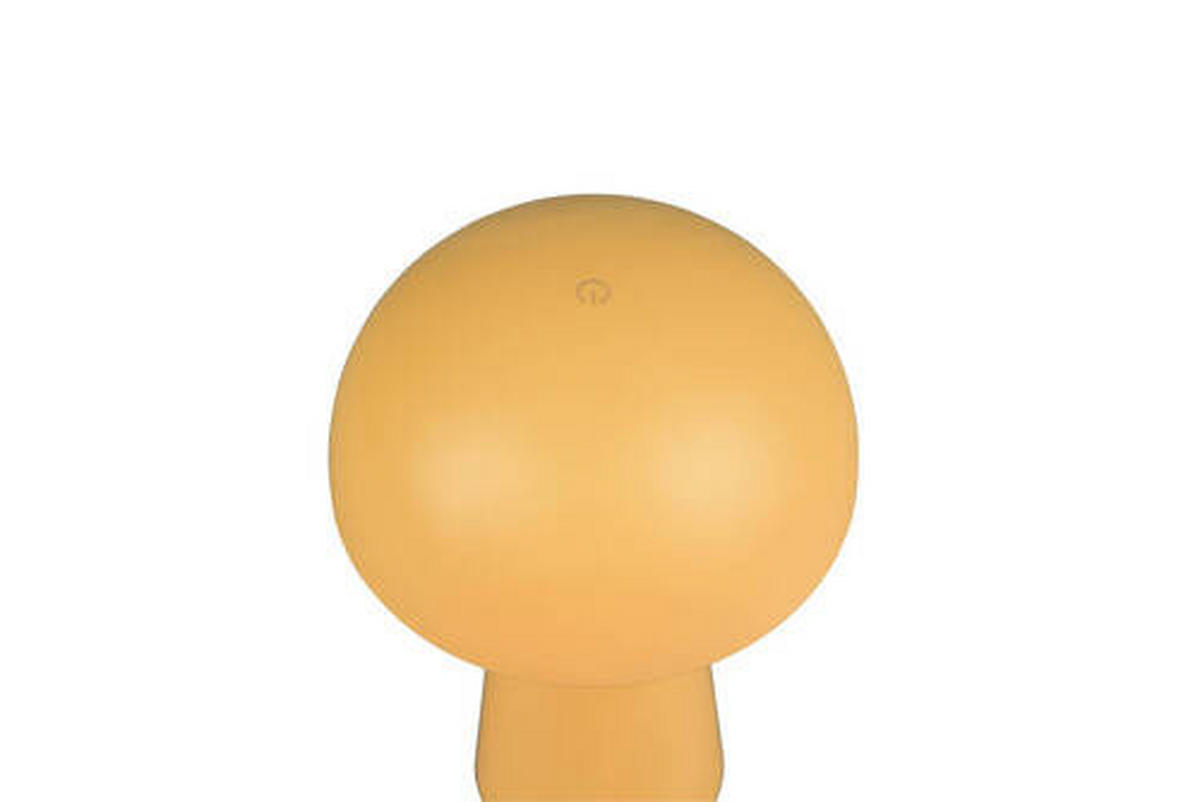 PORTABEL LAMPA Lennon 13,6/21,5 cm   - gul, Trend, plast (13,6/21,5cm)