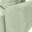 ECKSOFA  in Flachgewebe Hellgrün  - Schwarz/Hellgrün, KONVENTIONELL, Textil/Metall (180/295cm) - Carryhome