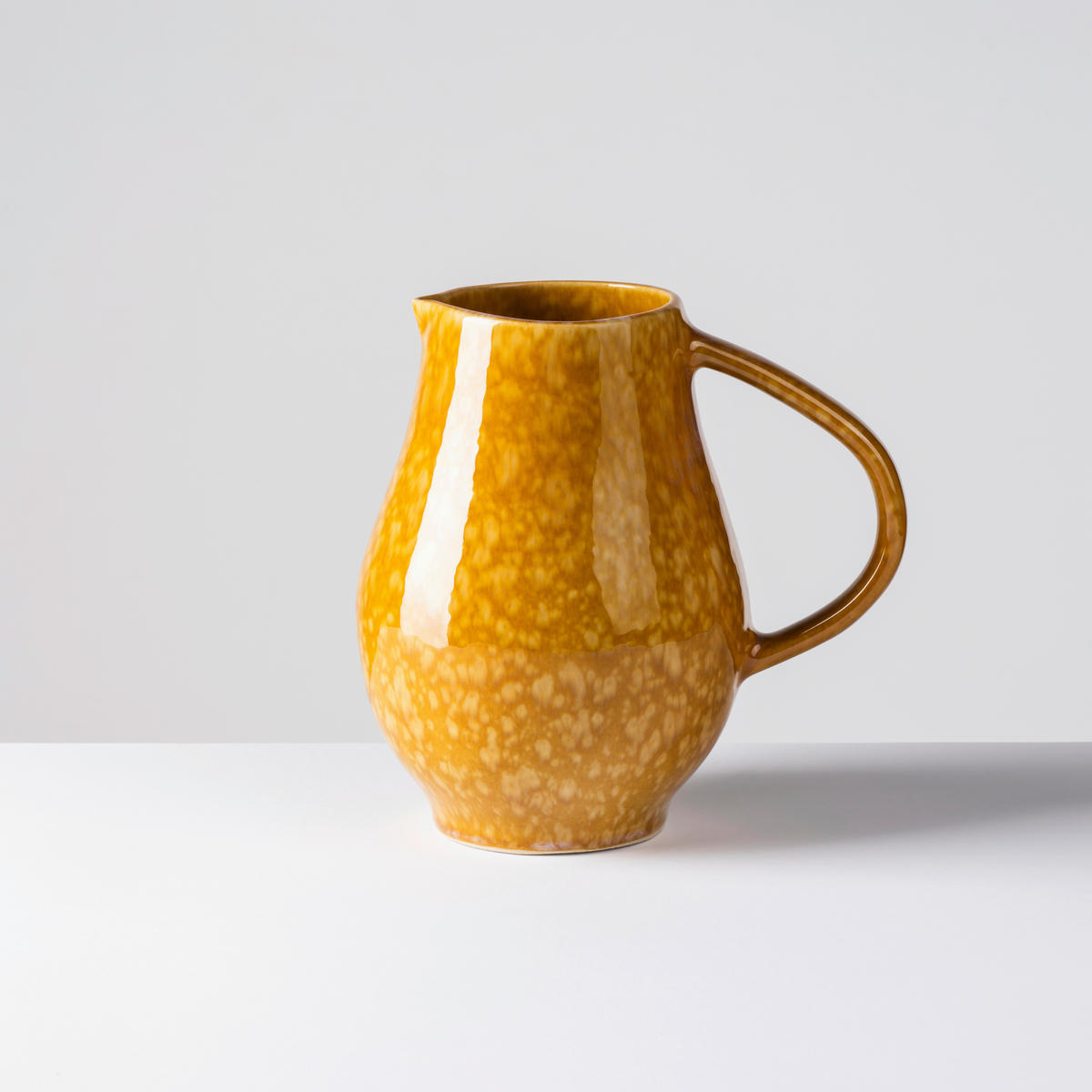 KRUG    - Dunkelgelb/Weiß, Basics, Keramik (8,5/19,5cm) - Gipfelstück