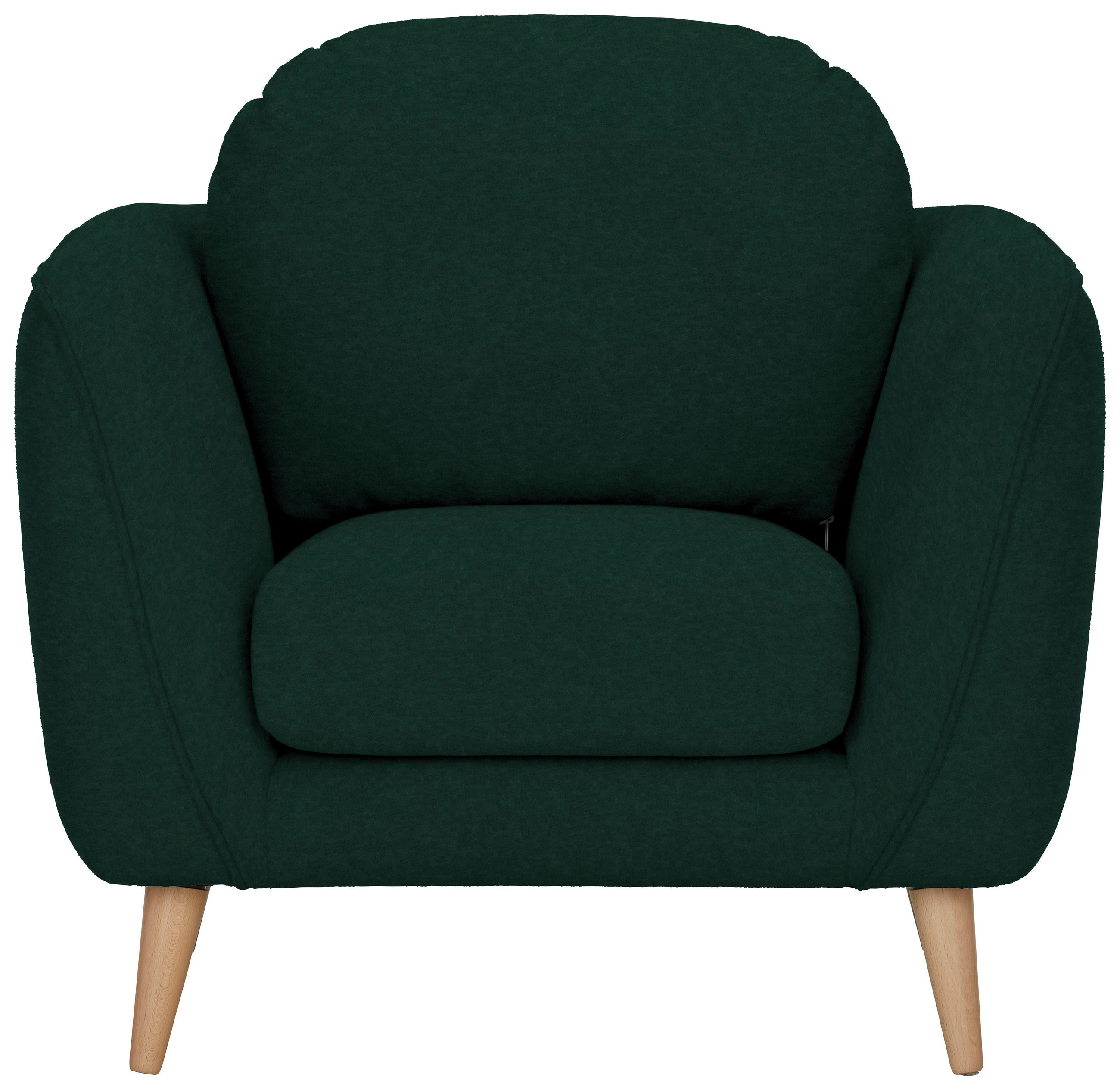 FÅTÖLJ i textil mörkgrön  - grön/mörkgrön, Klassisk, textil (98/70/47/97cm) - MID.YOU