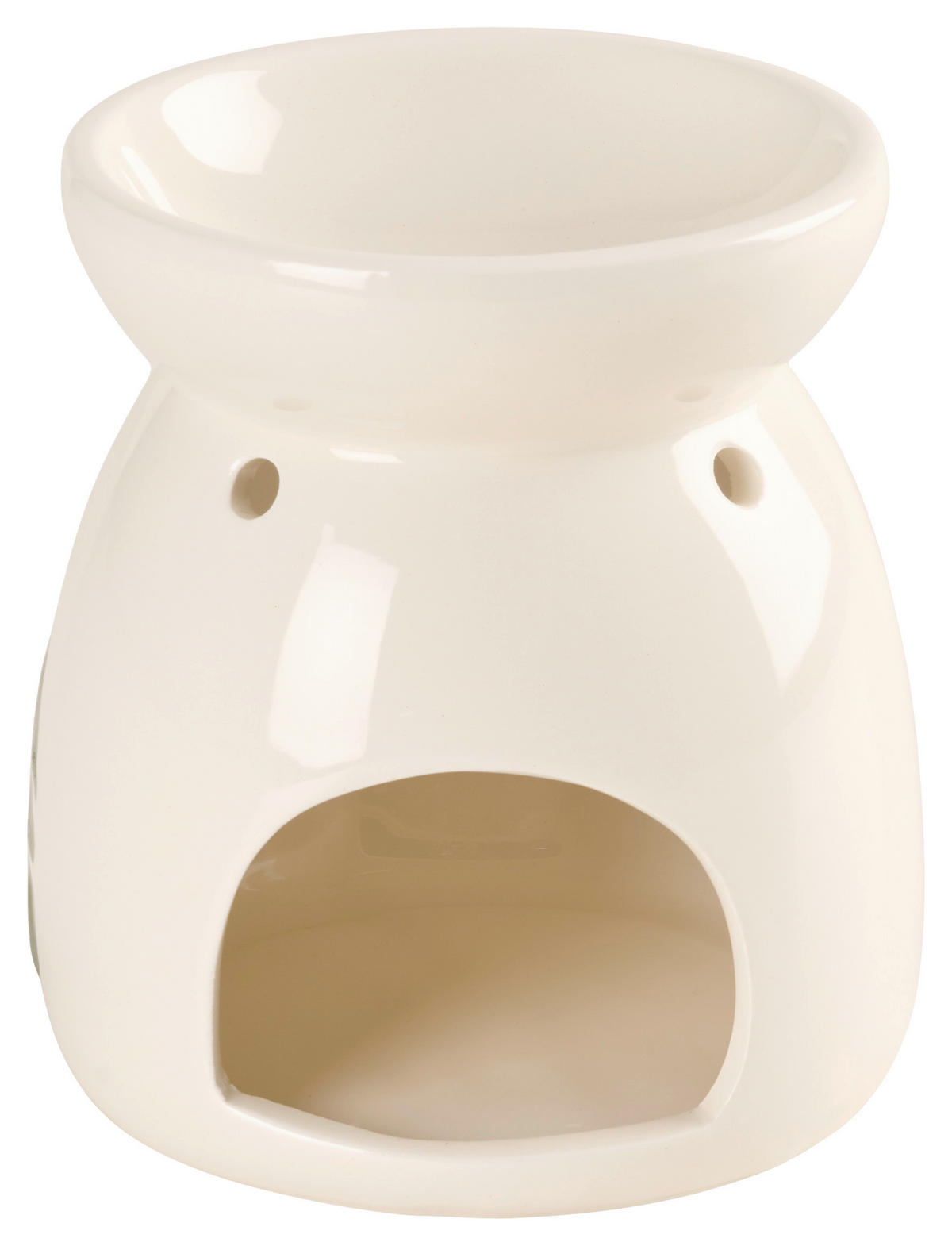 DUFTLAMPE 10/11 cm  - Weiß, Basics, Keramik (10/11cm)