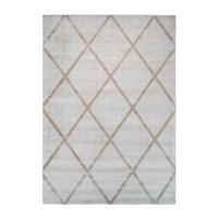 WEBTEPPICH 80/150 cm Luxury 210 Elfenbein / Taupe Taupe, Creme  - Taupe/Creme, Basics, Textil (80/150cm) - Novel