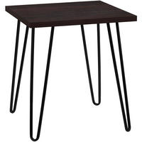 BEISTELLTISCH in Metall, Papier, Holzwerkstoff 49/49/55 cm  - Schwarz/Braun, Design, Papier/Holzwerkstoff (49/49/55cm) - MID.YOU