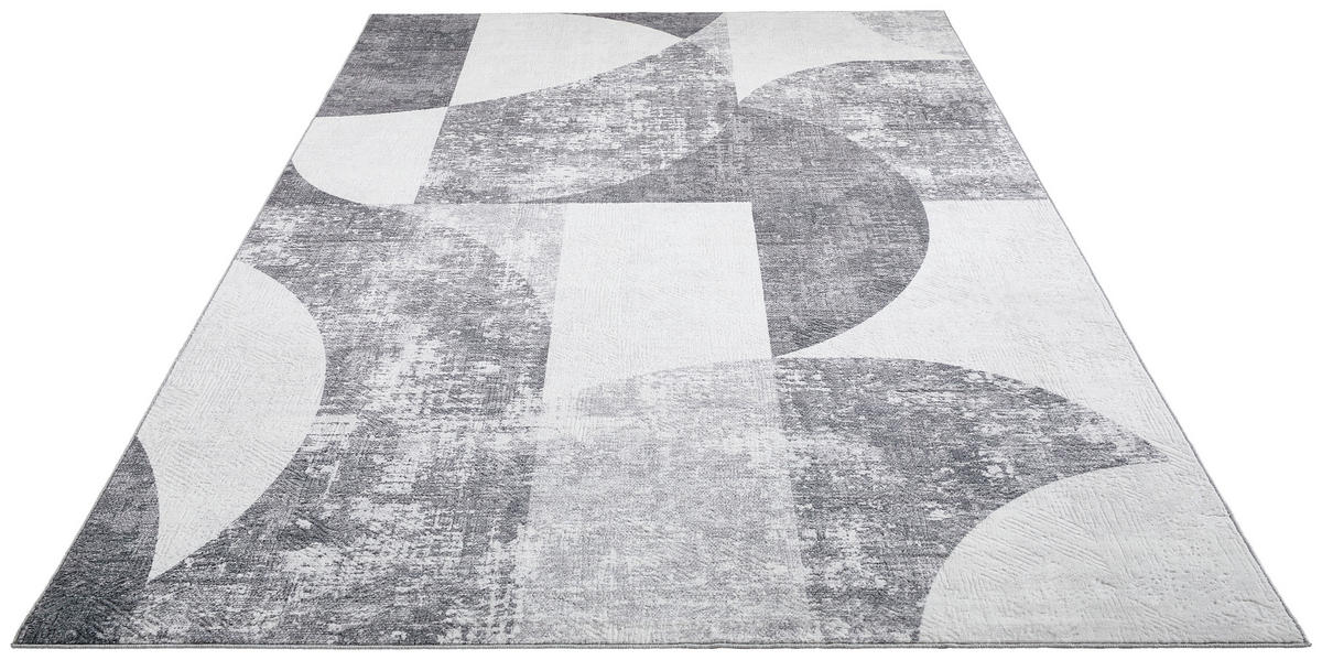 FLACHWEBETEPPICH 160/230 cm Grau rechteckig  - Grau, Design, Textil (160/230cm) - Novel