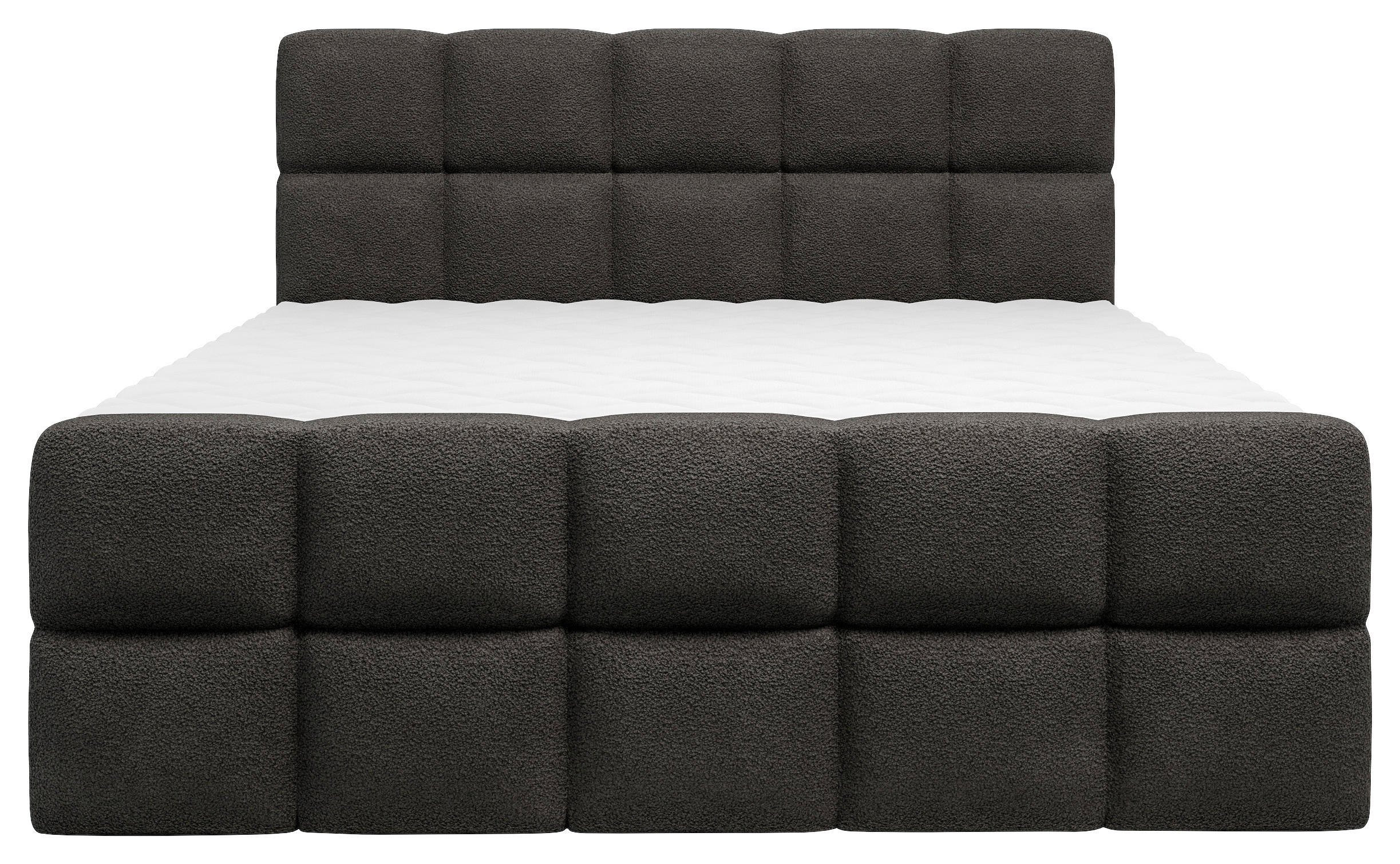 BOXBETT 180/200 cm  in Schwarz  - Schwarz, Design, Kunststoff/Textil (180/200cm) - Xora