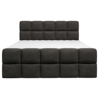 BOXBETT 180/200 cm  in Schwarz  - Schwarz, Design, Kunststoff/Textil (180/200cm) - Xora