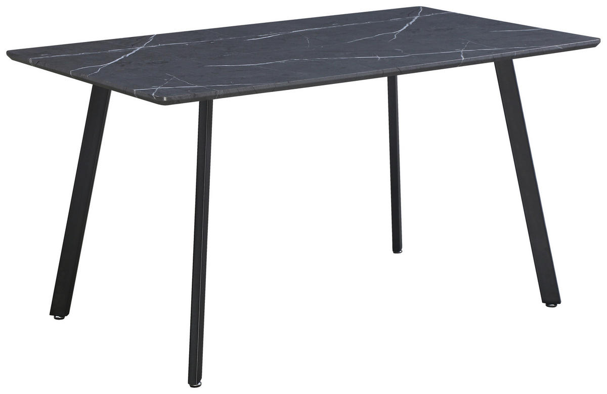 TISCHGRUPPE Grau  - Grau, KONVENTIONELL, Textil/Metall (140/46/75/88/80/57cm) - MID.YOU