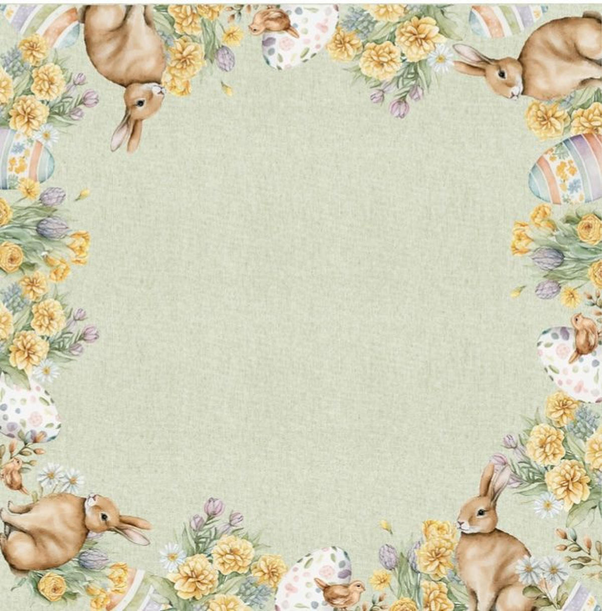 TISCHDECKE Textil Flachgewebe Grün, Multicolor 85/85 cm  - Multicolor/Grün, Basics, Textil (85/85cm) - Esposa