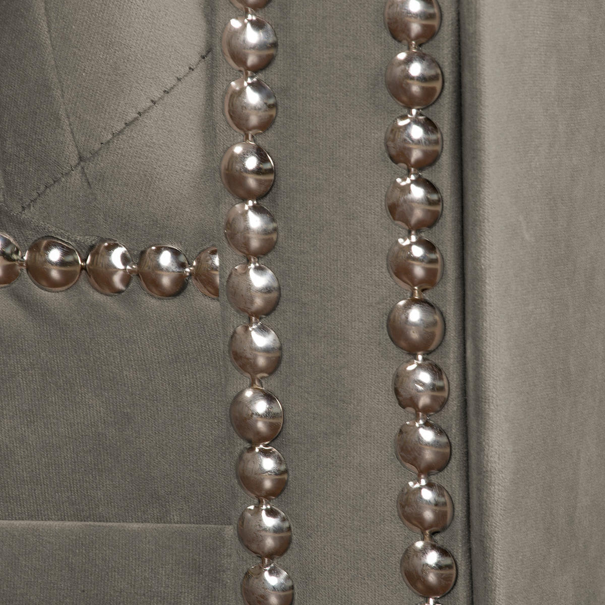 SESSEL in Velours Taupe  - Taupe, Design, Holz/Textil (110/82/90cm) - P & B