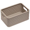 KOŠ cappuccino - cappuccino, Basics, plast (32,8/23,8/16cm) - Rotho