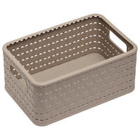KORB  - Cappuccino, Basics, Kunststoff (32,8/23,8/16cm) - Rotho