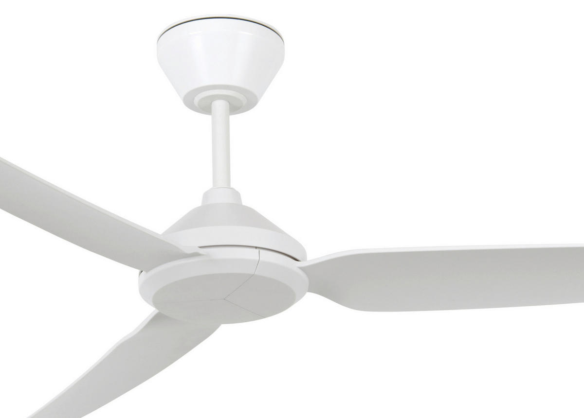 DECKENVENTILATOR     - Weiss, Basics, Kunststoff (132/33,5/132cm)