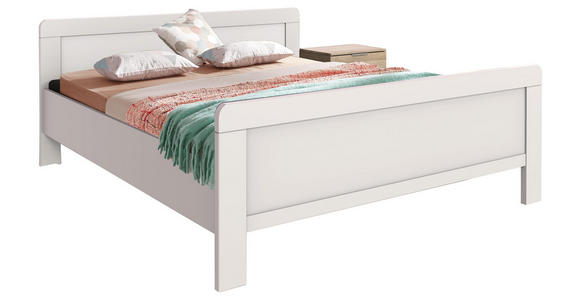 BETT 180/200 cm - Weiß, KONVENTIONELL (180/200cm) - Cantus