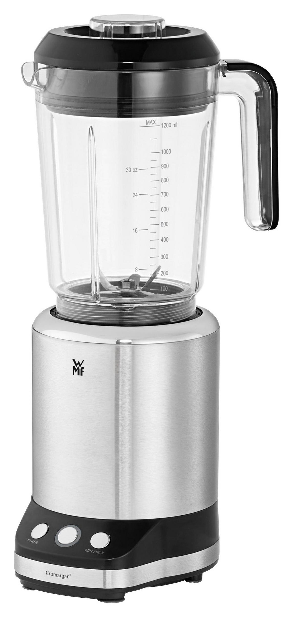 STANDMIXER  - Edelstahlfarben/Schwarz, Design, Kunststoff/Metall - WMF