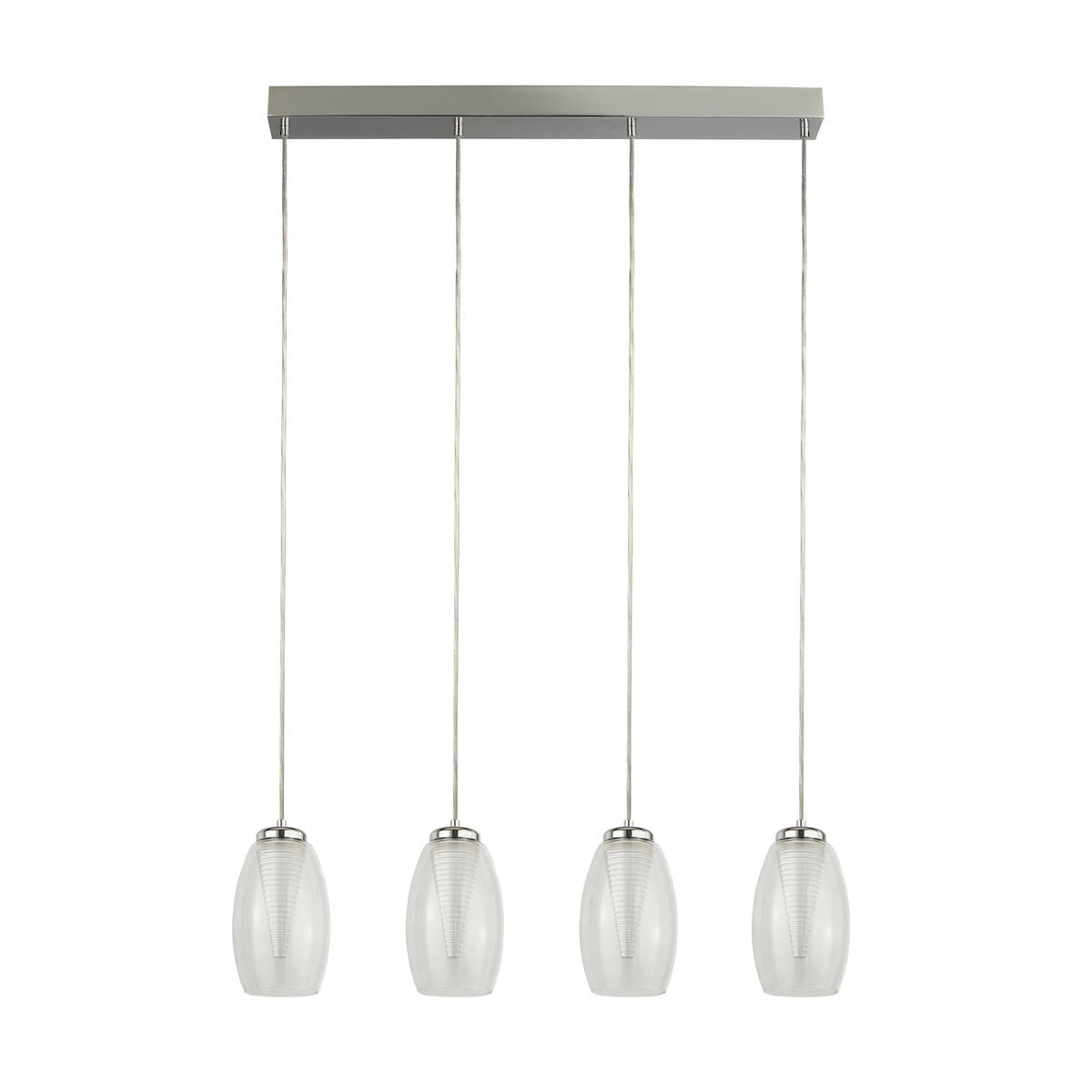 VISEČA LED-SVETILKA  Cyclone /655 lm/3000 K/230 V/ - barve kroma, Design, kovina/umetna masa (76/12/150cm)