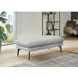 ECKSOFA in Echtleder Weiß  310/180 cm  - Schwarz/Weiß, Design, Leder/Metall (310/180cm) - Dieter Knoll