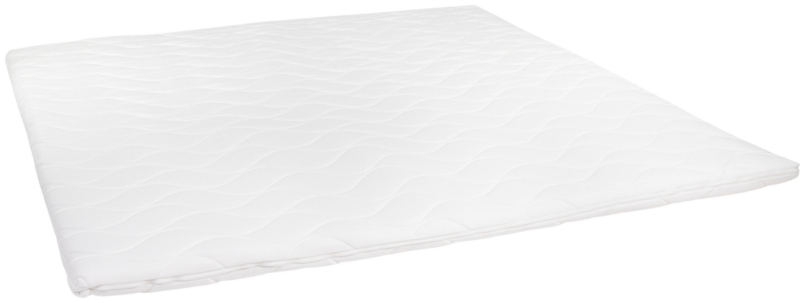BÄDDMADRASS VISCO 180/200 cm  höjd ca 6 cm  - vit, Modern, textil (180/200cm) - Livetastic