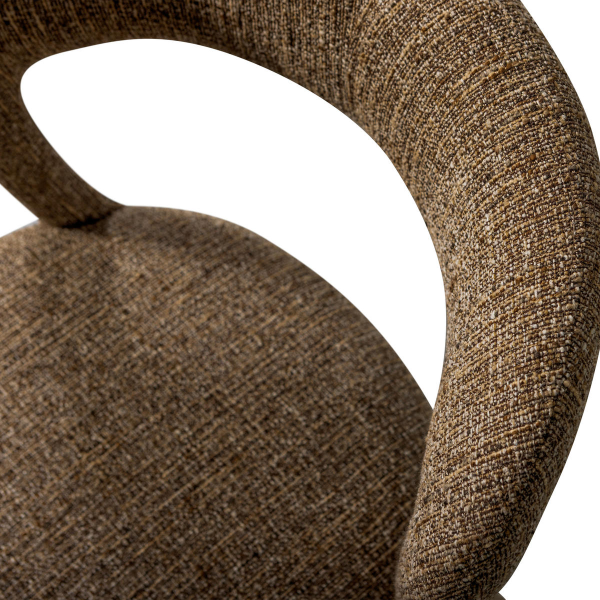 STUHL-SET 2 Stück  in Webstoff Textil  - Braun, MODERN, Textil (51/76/56cm) - Livetastic