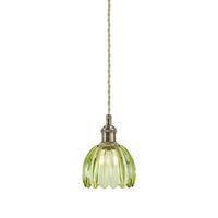 PENDELLEUCHTE Gota 13/17/13 cm  - Messingfarben/Grün, Basics, Glas/Metall (13/17/13cm) - Markslöjd