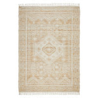 JUTOVÝ KOBEREC, 160/230 cm prírodná farba, béžová - prírodná farba/béžová, Natur, textil (160/230cm) - Linea Natura