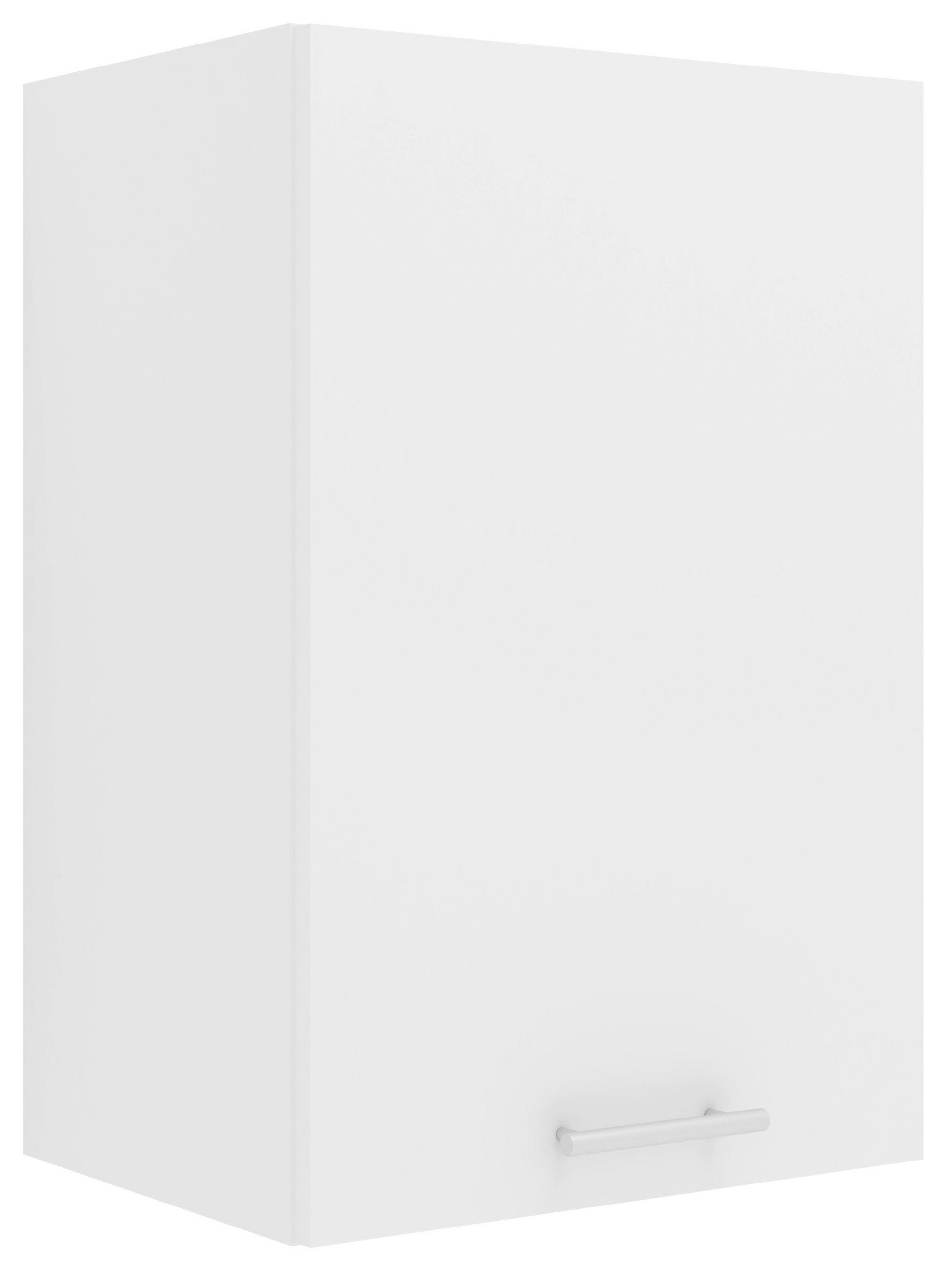 KÜCHENOBERSCHRANK 40/60/31 cm  in Weiß  - Alufarben/Weiß, KONVENTIONELL, Holzwerkstoff/Metall (40/60/31cm) - MID.YOU