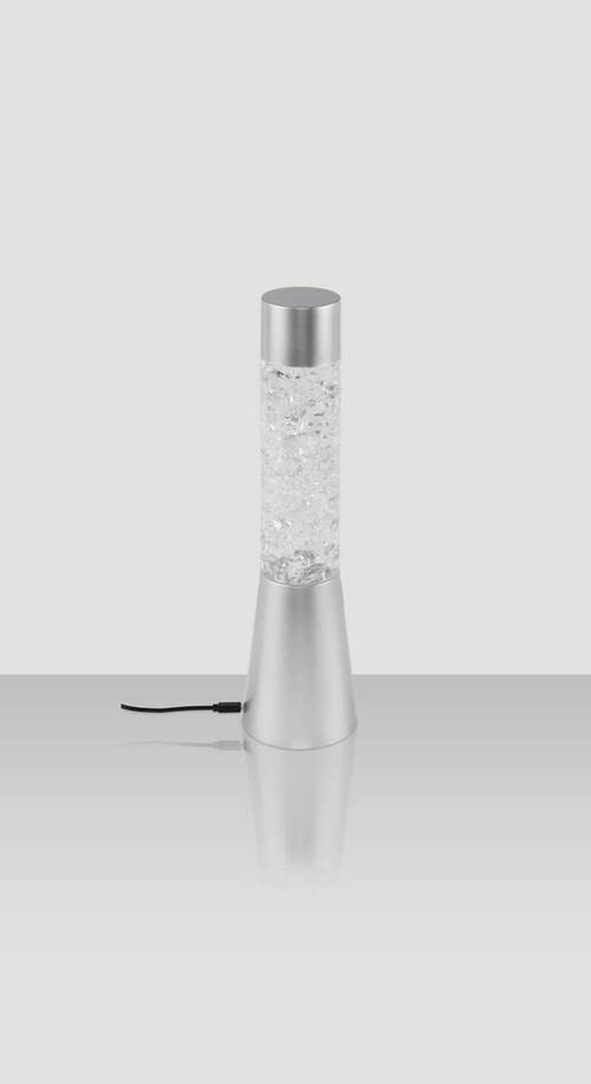 DEKORAČNÉ LED SVIETIDLO - strieborná, Lifestyle, plast (8,5/32,5cm) - Xora