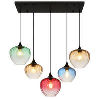 VISEČA SVETILKA  SANDER   86/39/120 cm         E27 - črna/zelena, Basics, kovina/steklo (86/39/120cm) - Globo