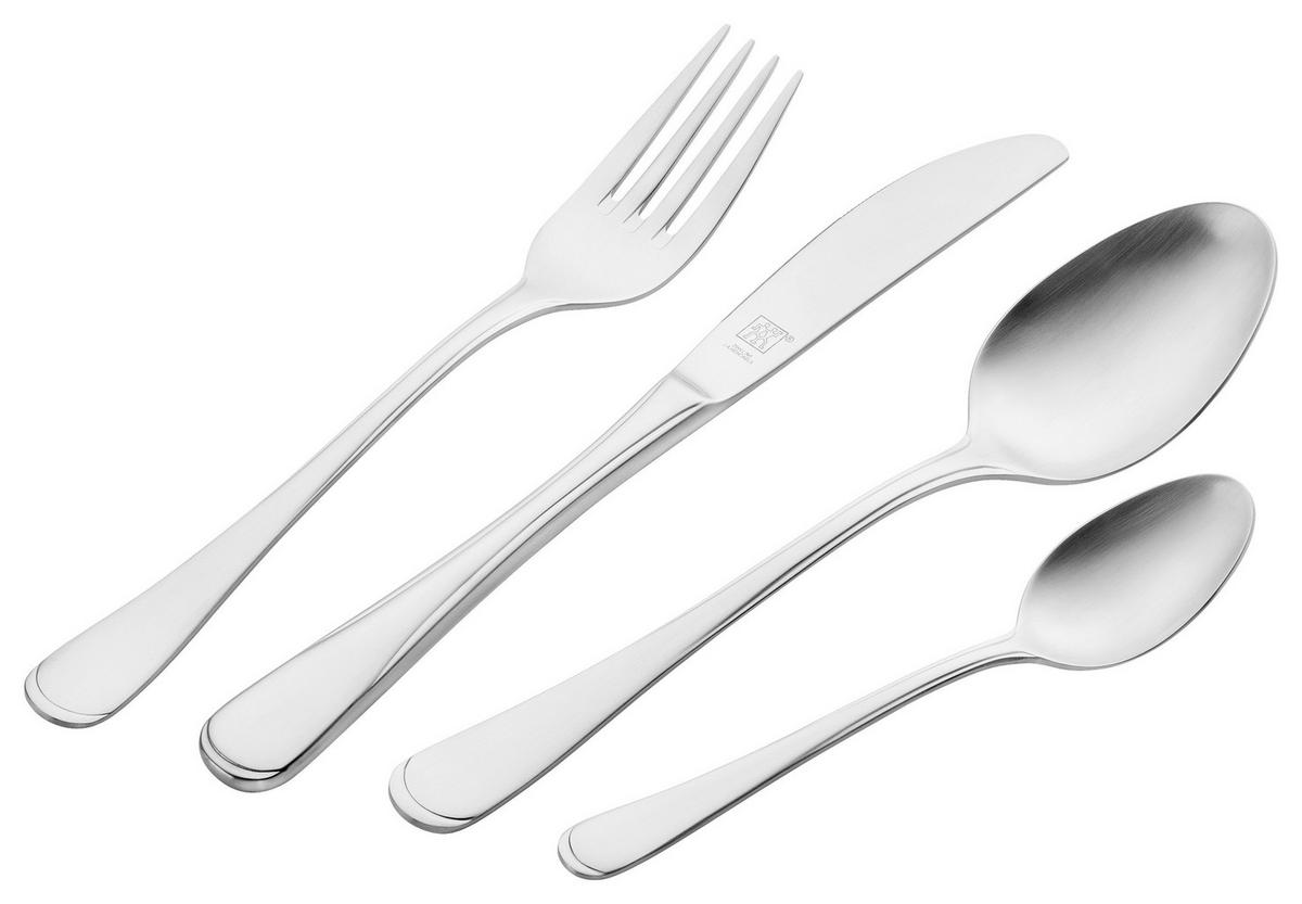 Bestickset 48 delar, matt yta  48 delar  - stålfärgad, Klassisk, metall - Zwilling