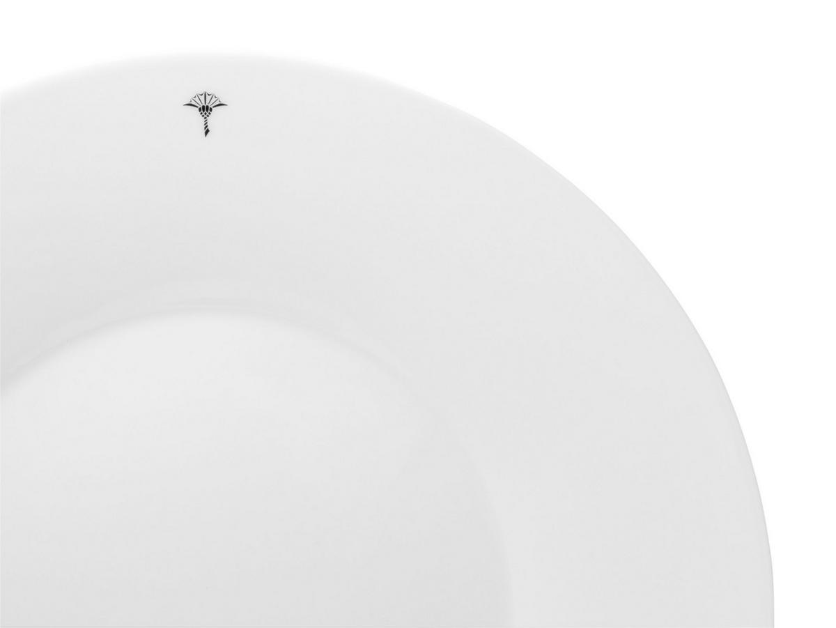 PLATZTELLER Keramik Porzellan  - Weiß, Design, Keramik (33cm) - Joop!