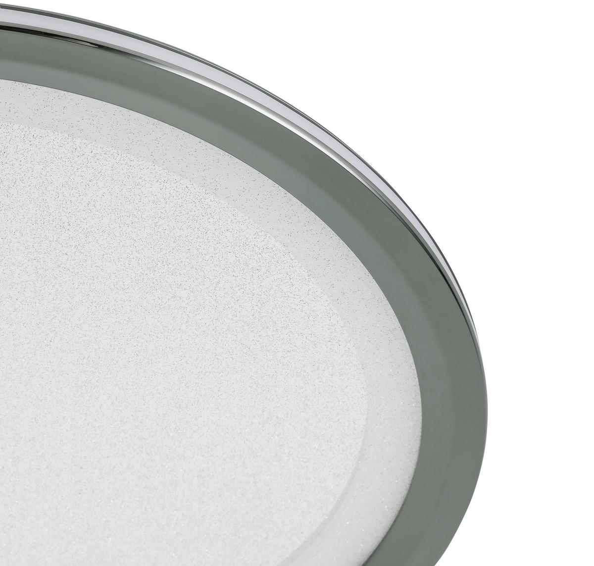 LED-DECKENLEUCHTE  40/6 cm    - Chromfarben/Schwarz, Trend, Kunststoff/Metall (40/6cm) - Novel