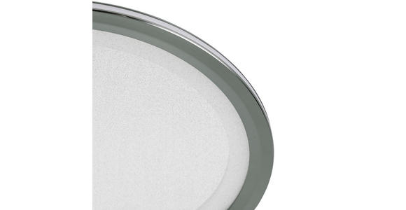 LED-DECKENLEUCHTE 40/6 cm - Chromfarben/Schwarz, Trend, Kunststoff/Metall (40/6cm) - Novel