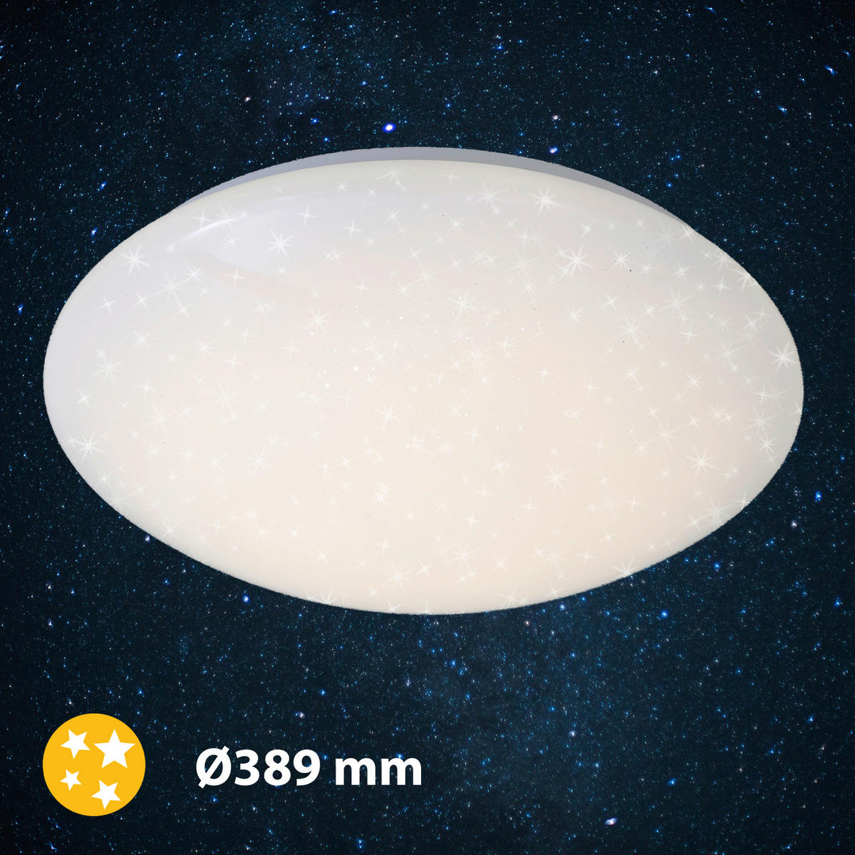 LED-DECKENLEUCHTE Vipe 38/7 cm   - Weiß, Design, Kunststoff (38/7cm) - Briloner
