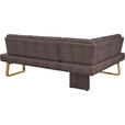ECKBANK 174/280 cm  in Eichefarben, Dunkelbraun  - Eichefarben/Dunkelbraun, Design, Holz/Textil (174/280cm) - Dieter Knoll