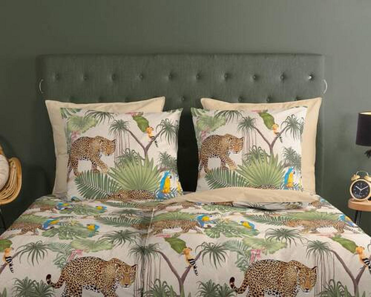 WENDEBETTWÄSCHE Tropical Renforcé 135/200 cm  - Multicolor, Natur, Textil (135/200cm)