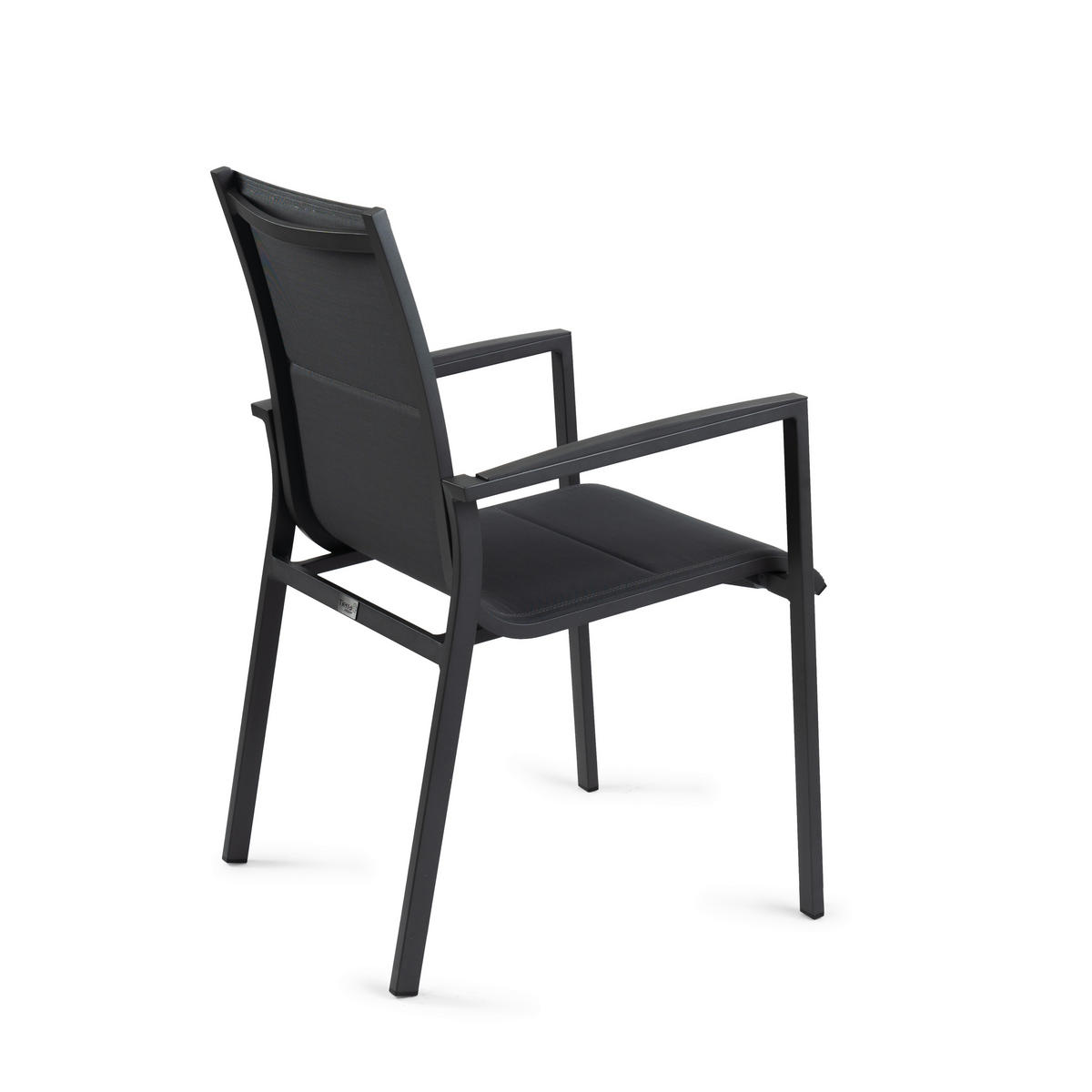 STAPELSTUHL in Metall, Textil Anthrazit, Grau  - Anthrazit/Grau, Basics, Textil/Metall (72/89/60cm) - Tierra Outdoor