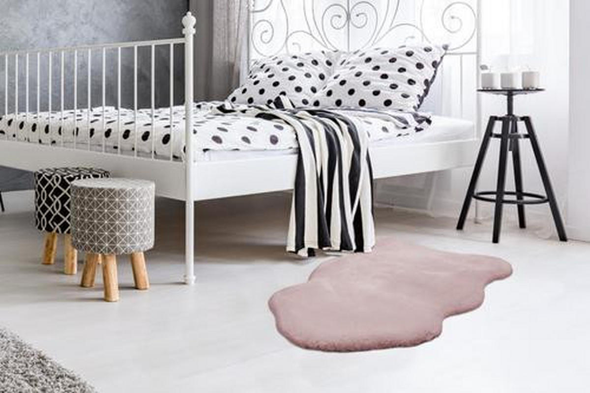 HOCHFLORTEPPICH 60/90 cm Rosa  - Rosa, Trend, Textil (60/90cm) - Kayoom
