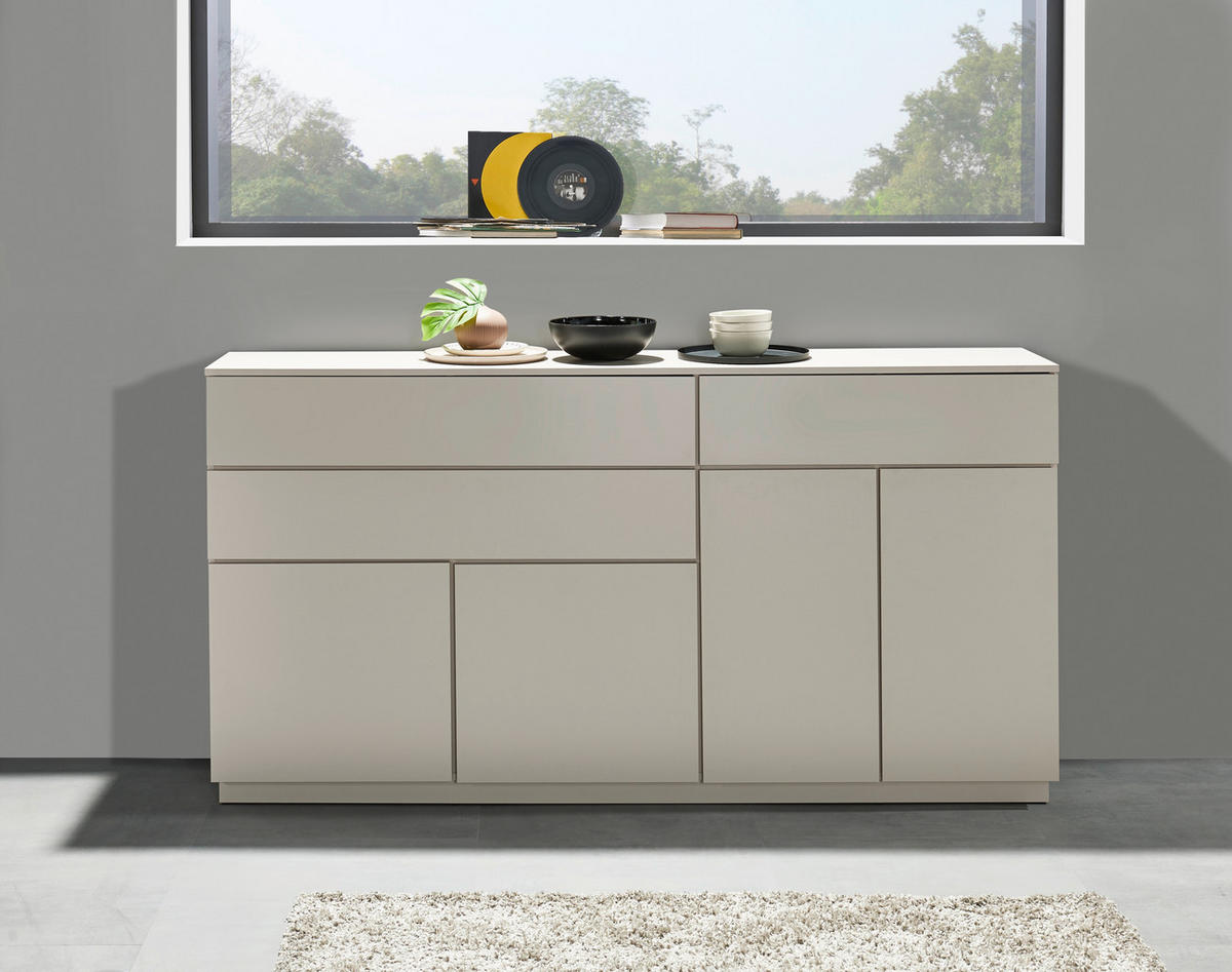 SIDEBOARD  191/100/38 cm 3 Schublade(n)  - Kaschmir, Design, Holzwerkstoff (191/100/38cm) - MID.YOU