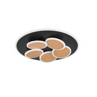 LED-DECKENLEUCHTE Mandala 49/7.5 cm   - Goldfarben/Schwarz, Design, Metall (49/7.5cm) - Trio Leuchten