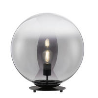 TISCHLEUCHTE Mirror 850316 42,5/40 cm   - Schwarz, Design, Glas/Kunststoff (42,5/40cm) - Schöner Wohnen