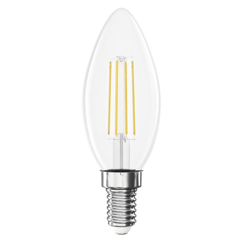 FILAMENTOVÁ LED ŽÁROVKA E14 - Basics, plast (3.5/3.5/9.7cm)