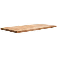 TISCHPLATTE 200/100/5,5 cm Echtholz  Holz Akaziefarben  - Akaziefarben, Natur, Holz (200/100/5,5cm) - Valdera