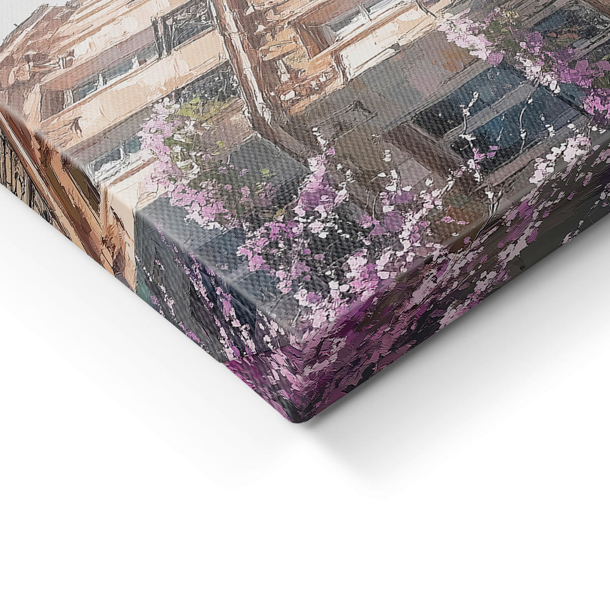 LEINWANDBILD Städte, Architektur 70/100 cm  - Multicolor, Basics, Holz/Textil (70/100cm)